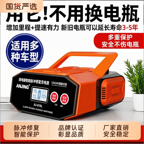 汽车摩托车12v24v通用智能