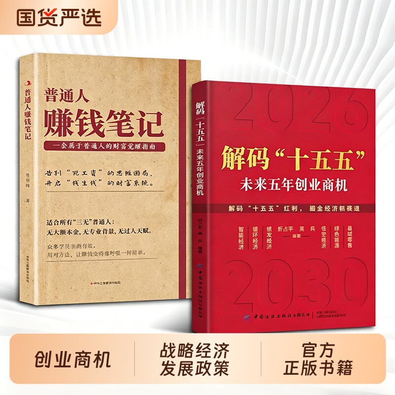 解码“十五五”未来五年创业商机吴兵等著壁画5年中国发展益图趋势国家战略经济政策解读案例分析建议规划机会视野读懂