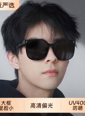 高清偏光墨镜高级感时尚大框