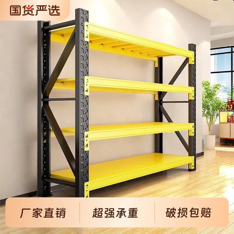 仓储货架置物架多层物流仓库快递阁楼角钢储物架五金模具重型架子