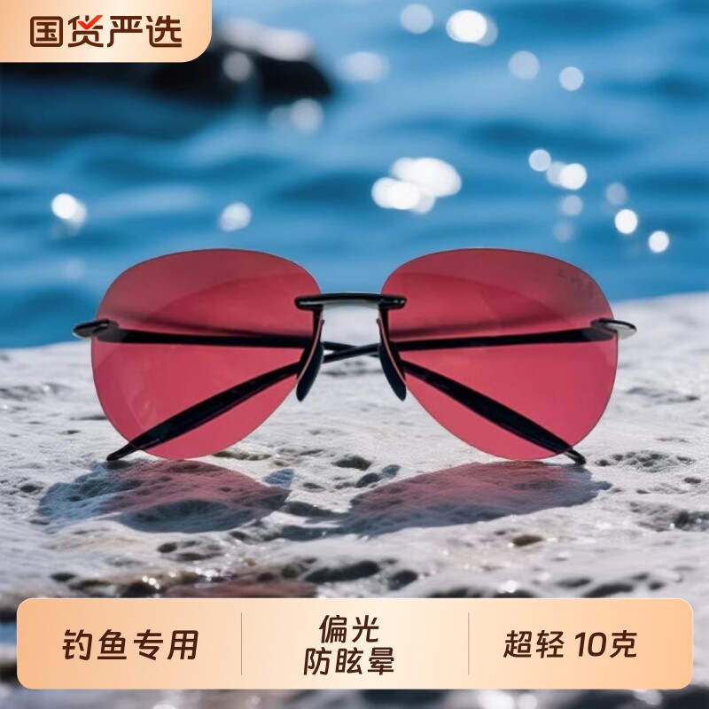 清哥说钓朱清开车钓鱼看漂专用偏光墨镜男眼镜超轻太阳眼镜夹片