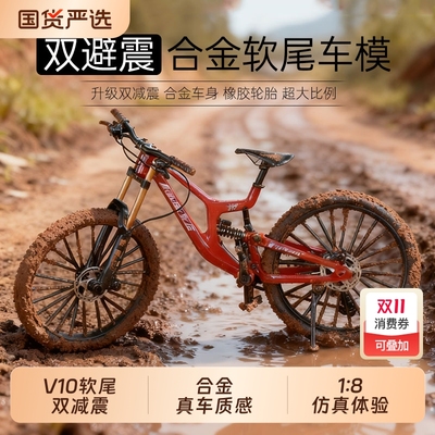 合金18双减震软尾车模