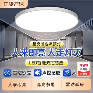 声控灯楼道感应吸顶灯楼梯灯过道走廊玄关红外人体自动感应雷达