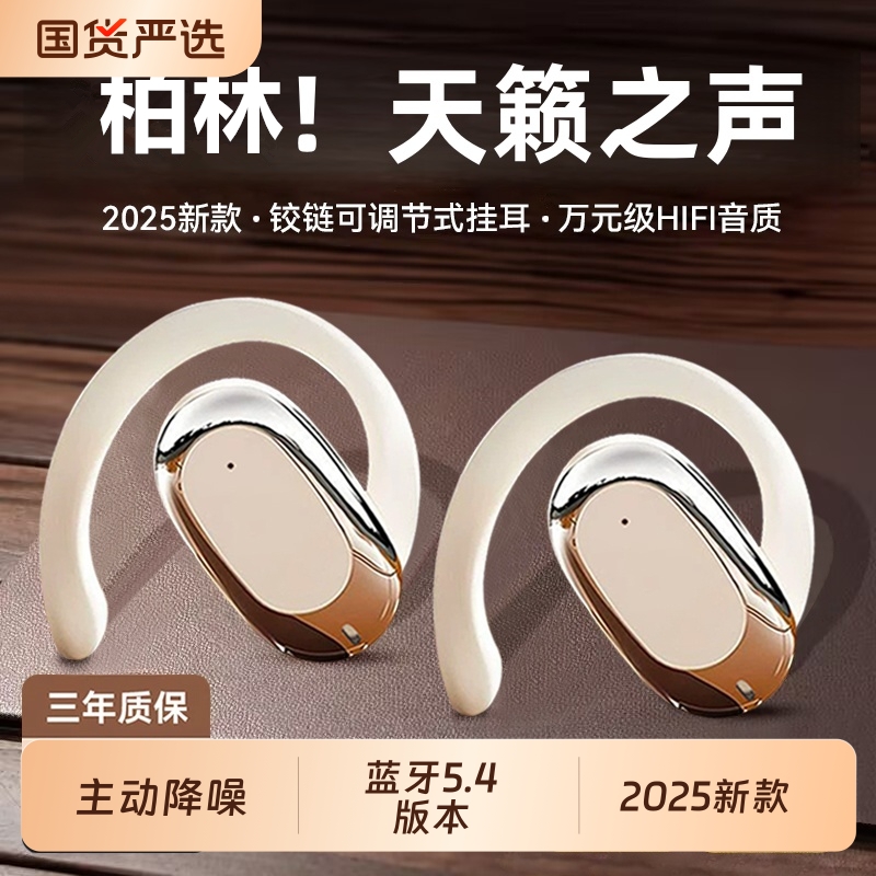 【柏林之音】2025新款骨传导开放式蓝牙耳机无线超长续航运动挂耳