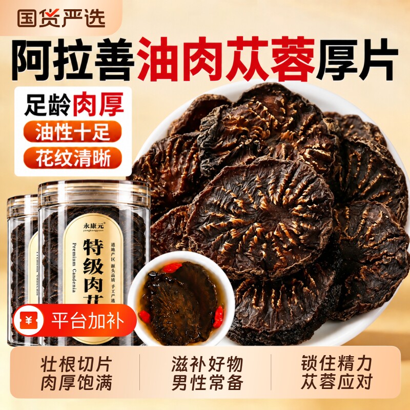肉苁蓉中药材正品内蒙古阿拉善大芸肉苁蓉锁阳巴戟天男士滋补泡酒