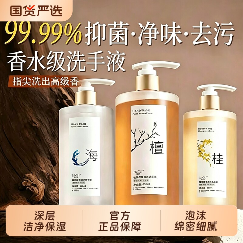 抑菌泡沫洗手液香氛家用型正品图片