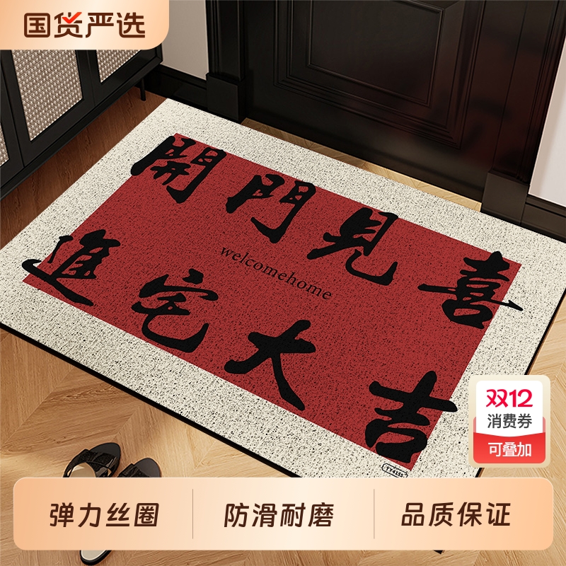 新款高端大气入户门专用地垫丝圈