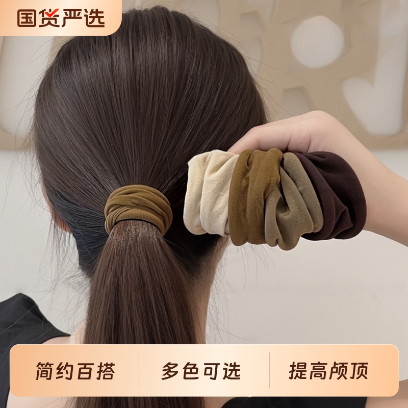面膜发圈高弹力耐用头绳女2025新款高级感马尾发绳扎头发皮筋头饰