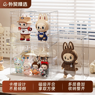 收纳盒透明玩具展示柜