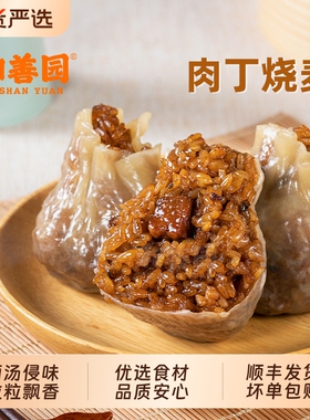 和善园肉丁烧卖烧麦大糯米大早餐半成品肉速冻猪肉面点包子冷冻