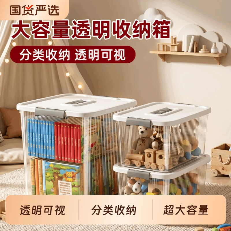 透明收纳箱杂物|超9000次加购图片
