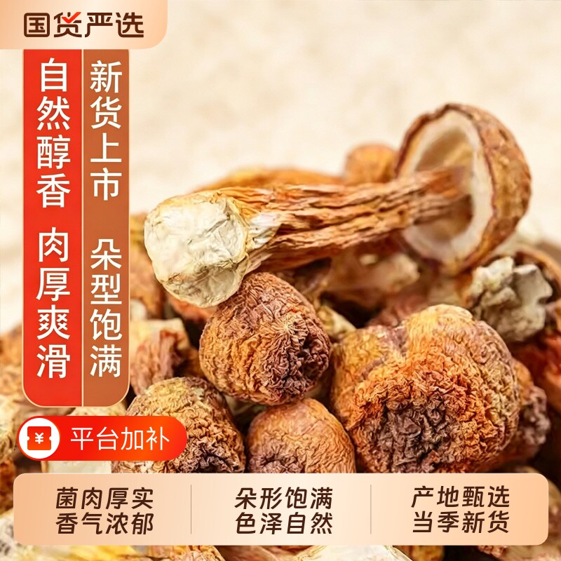 净重姬松茸干货优质松茸菌特产鸡松茸菌菇新鲜特产级干货煲汤香浓