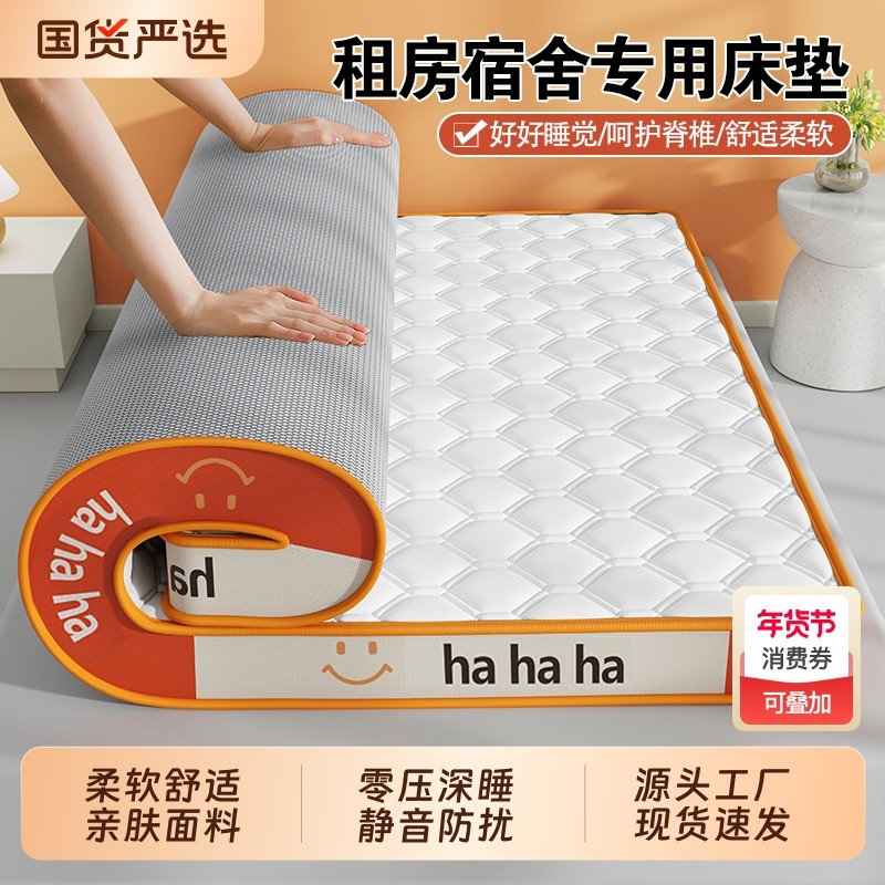四季款加厚床垫家用卧室软垫被宿舍床褥垫子单双人租房专用可折叠