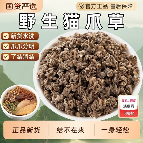 正宗野生猫爪草猫抓草干货中药材水洗猫爪草夏枯草郁金蒲公英泡茶