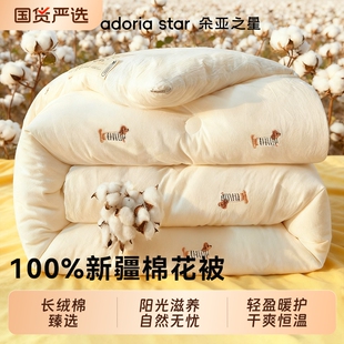 朵亚之星新疆长绒棉花被冬季 纯棉全棉被芯棉絮被 加厚被子2025新款