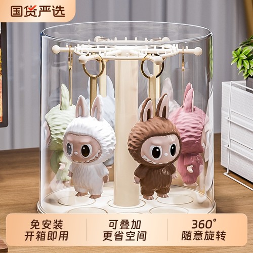 【透明防尘】labubu展示盒拉布布