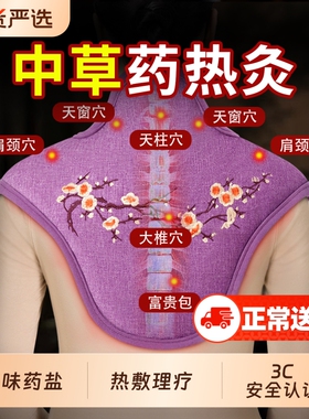 肩颈热敷包盐袋电加热颈椎肩膀护颈海盐粗盐艾灸艾草理疗袋子神器