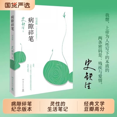 病隙碎笔 2021纪念版 史铁生一部特殊的人生笔记我与地坛鲁迅文学奖名家经典中国现当代文学散文随笔小说书籍