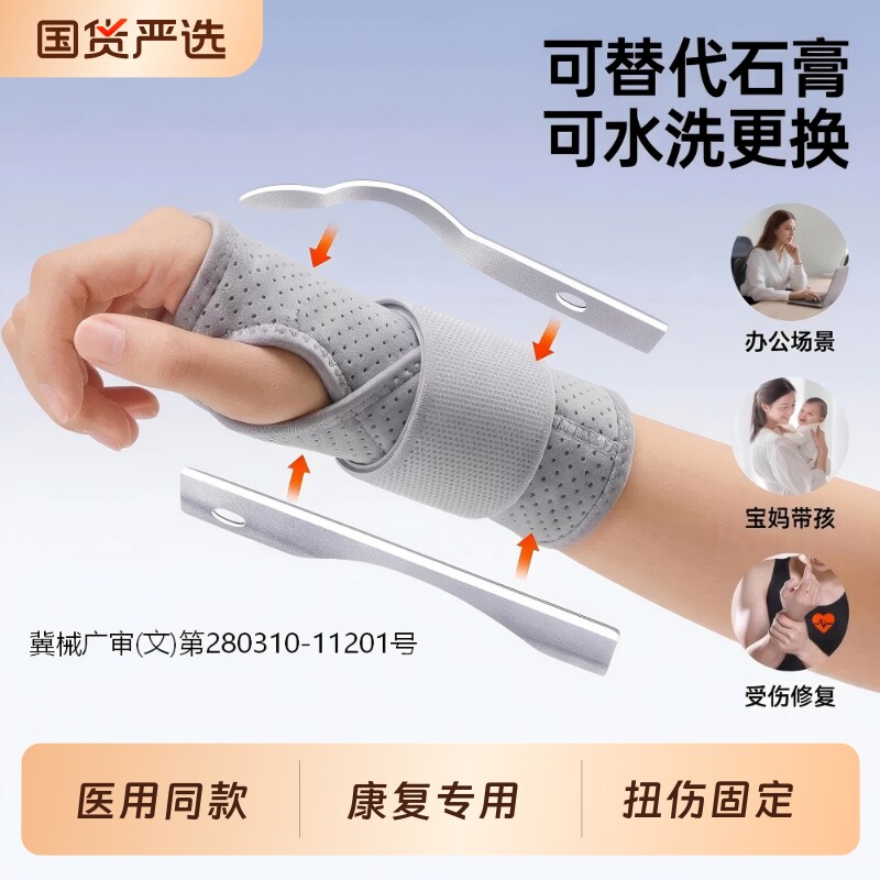 医用护腕关节固定支具骨折痛劳损手腕保护套男康复女固定器腱鞘炎