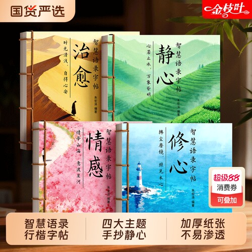 智慧语录行楷字帖成人练字静心