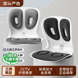 OES护腰坐垫久坐护腰神器办公室人体工学座姿椅靠背一体腰靠垫