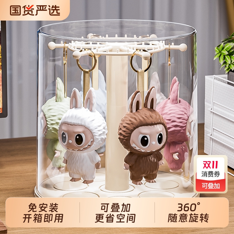 【透明防尘】labubu展示盒拉布布
