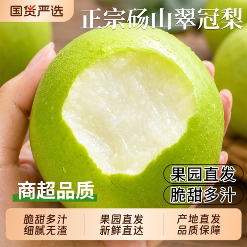 【砀山翠冠梨9斤钜惠】脆甜多汁