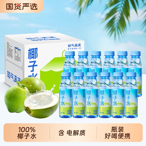 耶气满满椰子水300ml*12瓶