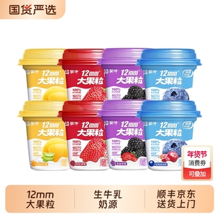 蒙牛大果粒酸奶生牛乳风味发酵乳草莓蓝莓黄桃桑葚多口味