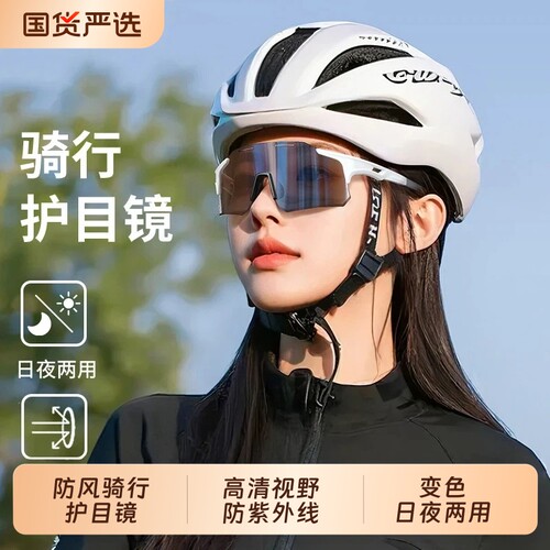 骑行眼镜变色日夜两用户外登山