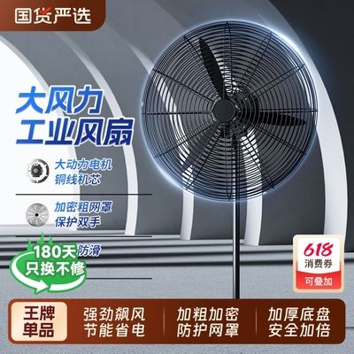 长城除甲醛广角送风工业风扇
