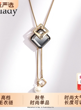 秋冬毛衣链轻奢高级感高档项链