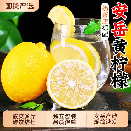 奶茶店专用！泡饮搭档黄柠檬5斤