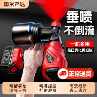 喷漆枪电动油漆油漆机喷枪乳胶漆喷涂机小型喷漆一体机高雾化喷壶