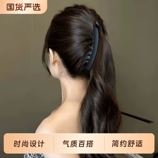 大发量马尾香蕉夹竖夹2025新款高级感气质扎头发后脑勺大号抓夹女