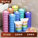 一次性马桶刷佳帮手替换头清洁刷头圆形配件卫生间无死角手柄彩虹