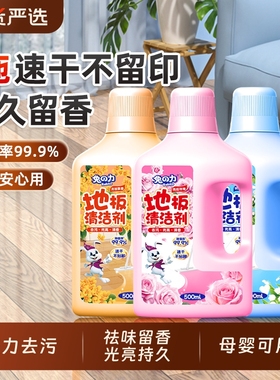 地板清洁剂去污浴室瓷砖家用持久留香清洗剂国货强力杀菌清香地面