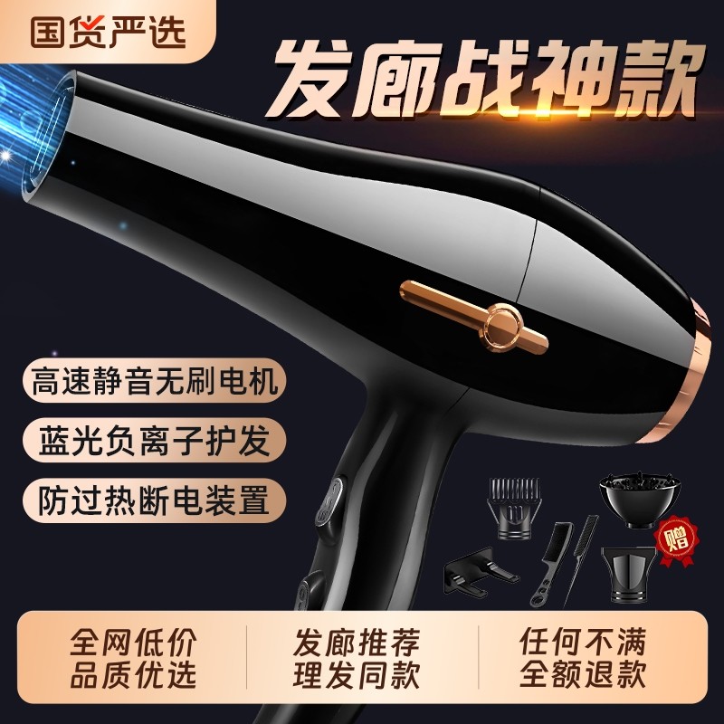 电吹风机家用吹头发负离子护发静音速干大风力理发店专用发廊风筒
