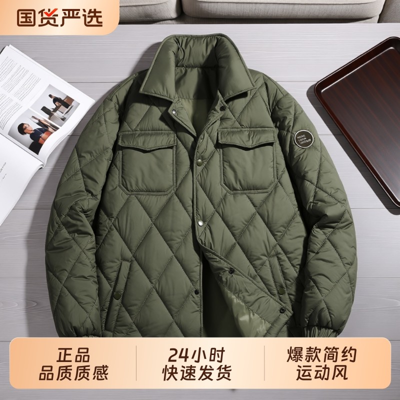 OVJF2025年新款爆款加厚保暖翻领棉衣男士棒球服户外运动防风外套,户外/登山/野营/旅行用品,保暖棉衣,淘宝优惠券,粉丝福利购,淘宝优惠卷