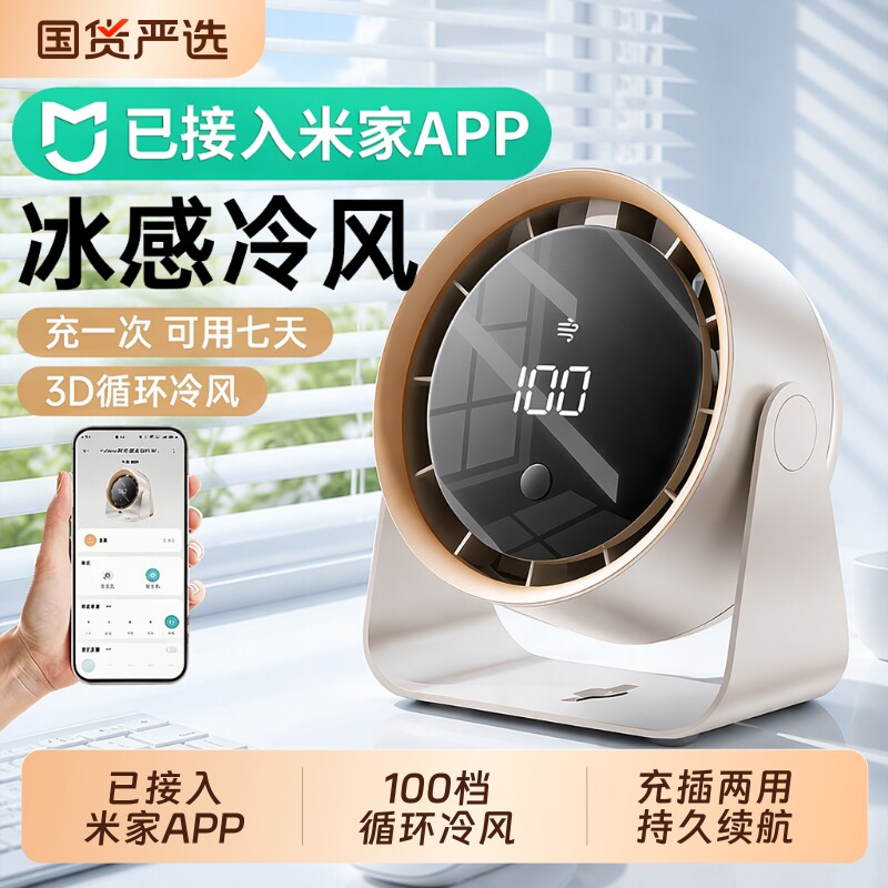 桌面静音小风扇|超5000次加购图片