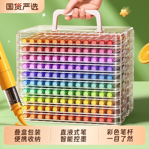 绘画全套装直液软头丙烯马克笔