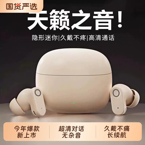 柏林之音蓝牙耳机入耳式降噪真无线迷你运动超长续航2026新款充电