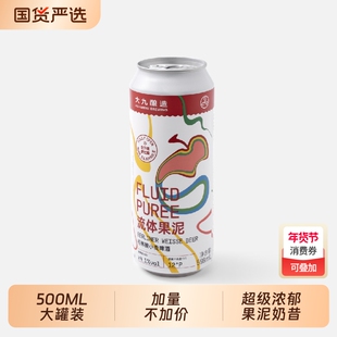 大九酿造流体果泥柏林酸小麦啤酒500ML全精酿水果泥进口微醺罐装