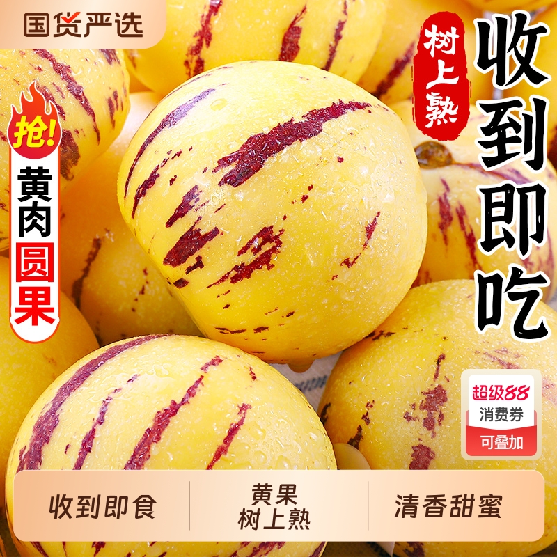 喜仕鲜人参果云南石林树上熟新鲜水果整箱圆果七彩果肉包邮果子