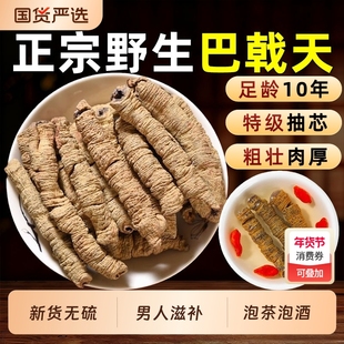 广东德庆巴戟天中药材制巴戟天抽芯巴戟天杜仲牛大力泡酒煲汤材料