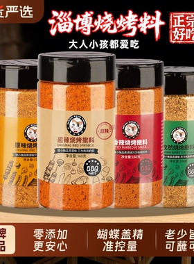 淄博烧烤调料专用撒料家用调味料辣椒孜然粉空气炸锅烤肉蘸料家用