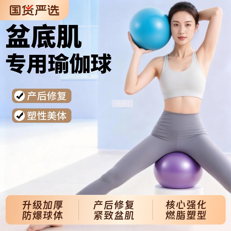 瑜伽球加厚普拉提小球盆底肌训练八爪鱼球产后修复核心塑形健身球