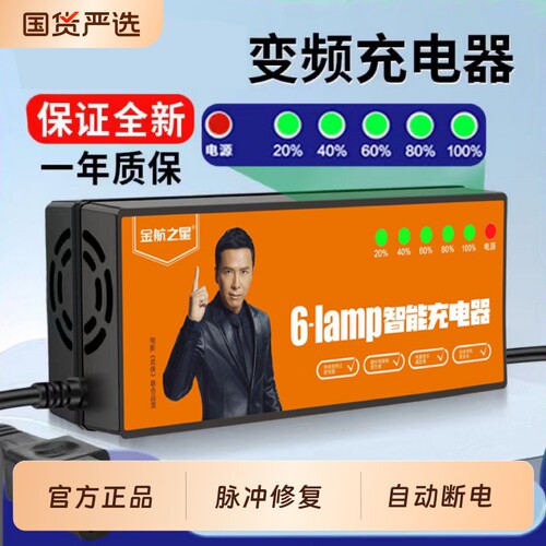 电动车充电器电瓶48V60V20A72V适用于爱玛雅迪两轮三轮铅酸石墨烯