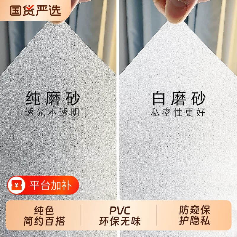 磨砂玻璃防窥贴纸|千人回购