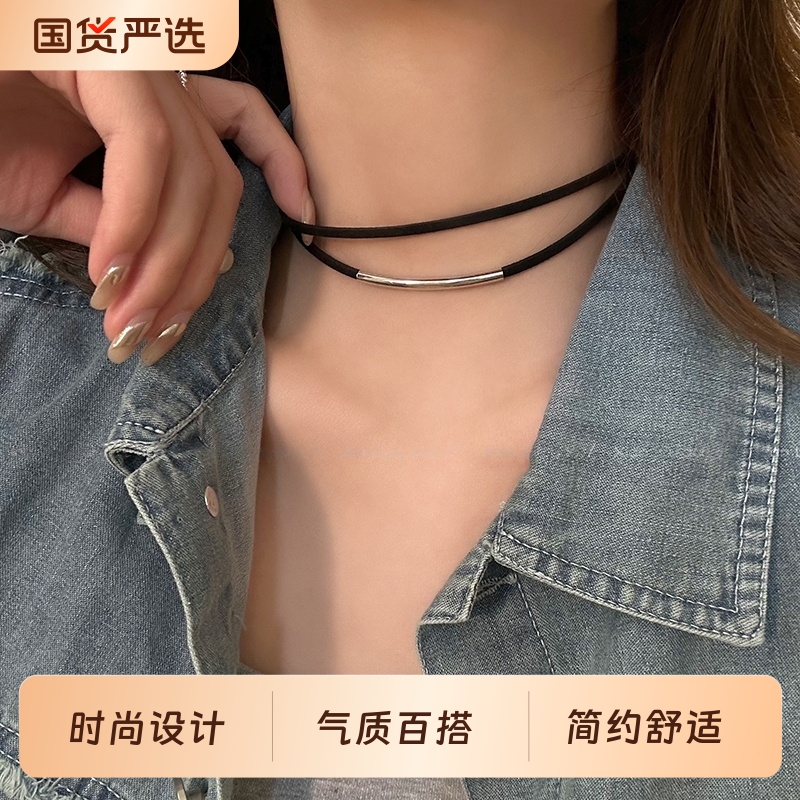 小众设计高级感颈链女2025新款简约气质百搭锁骨链网红御姐项圈潮